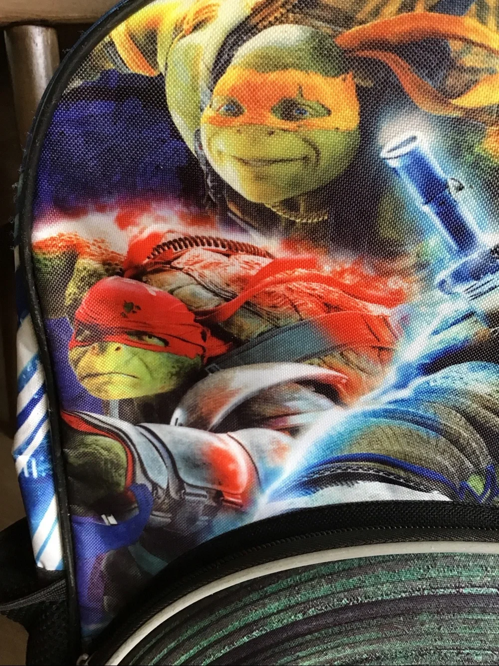 2016 Teenage Mutant Ninja Turtles: Out of the Shadows backpack/ full size